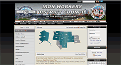 Desktop Screenshot of ironworkersnw.org