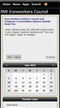 Mobile Screenshot of ironworkersnw.org