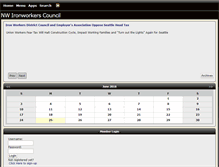 Tablet Screenshot of ironworkersnw.org